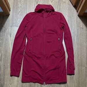 Columbia Women's Red Long Omni-wick Fleece Jacket size medium